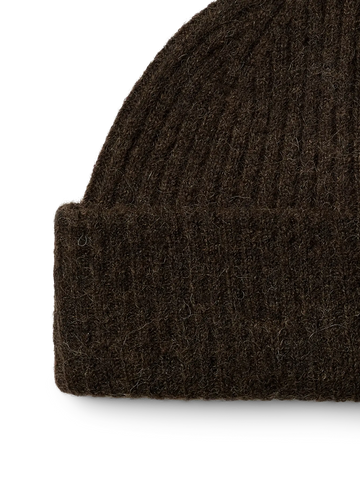 Lulu Wool Blend Knit Beanie - Delicioso Melange