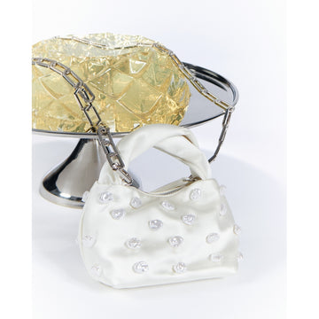 Ziggy - Embellished Pearl Satin