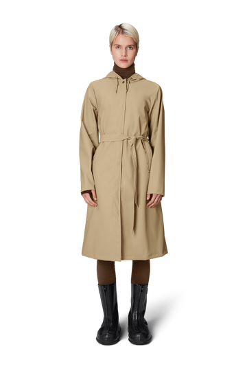 A-Line Longer W Jacket W3 - Sand