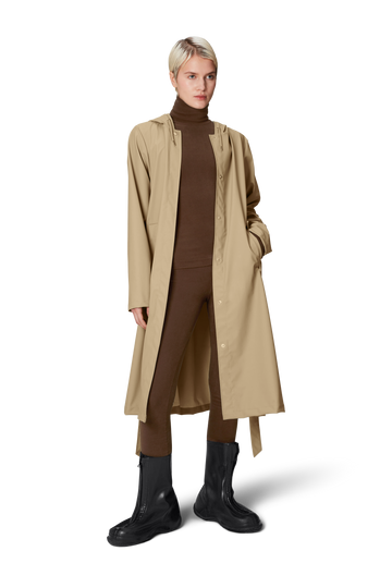 A-Line Longer W Jacket W3 - Sand