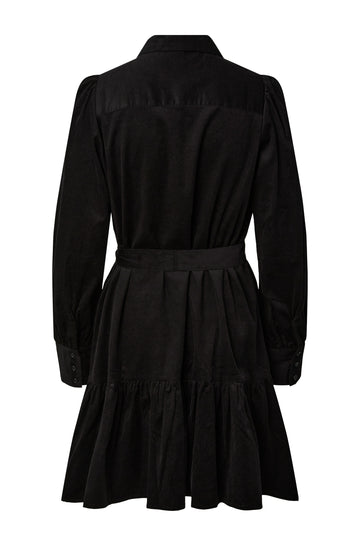 Yascora Ls Shirt Dress - Black
