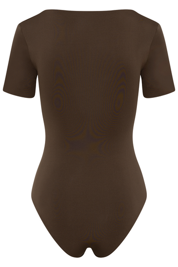 Skinwear Body Short Sleeves - Dark Brown