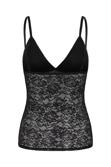 Gzcami Lace Top - Black
