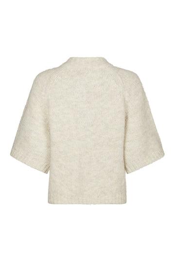 Benuta Fluffy Knit Cardigan - Ivory