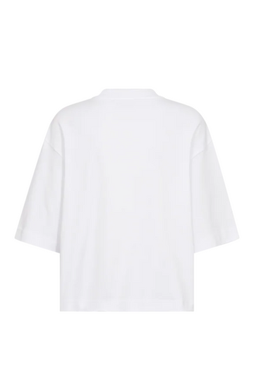 Natalie O-Ss Boxy Tee - White