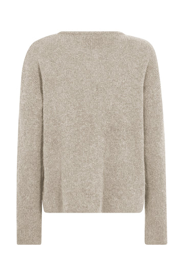 Almine Knit Cardigan - Feather Gray