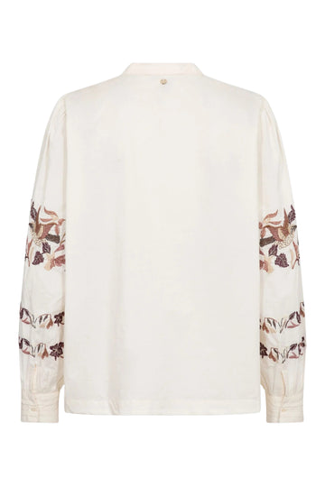 Notto Embroid Shirt - Ecru