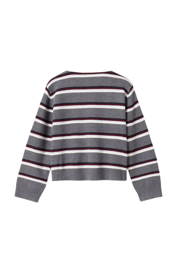 N-Merryll Knit - Delissa Grey Stripe