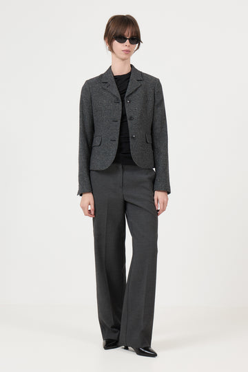 Fitted Clea Short Blazer - Black