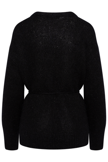 Idaic Wrap Cardigan - Black