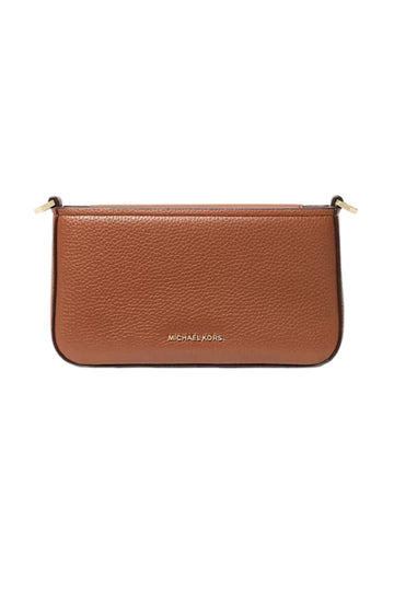 Bryant Small Pebbled Leather Convertible Pochette - Luggage