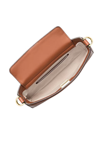 Bryant Small Pebbled Leather Convertible Pochette - Luggage
