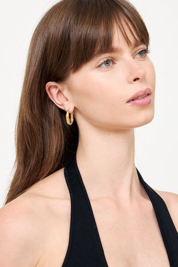 Blanka Hoop Earrings - Gold