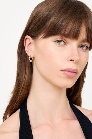 Hevin Hoop Earrings - Gold