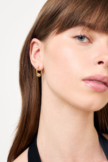 Hevin Hoop Earrings - Gold