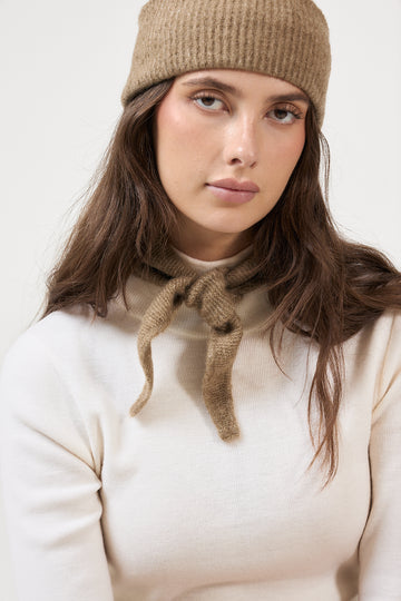Sanor Diamond Scarf - Lead Gray