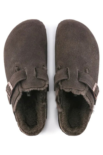 Boston Shearling Suede Leather - Mocca