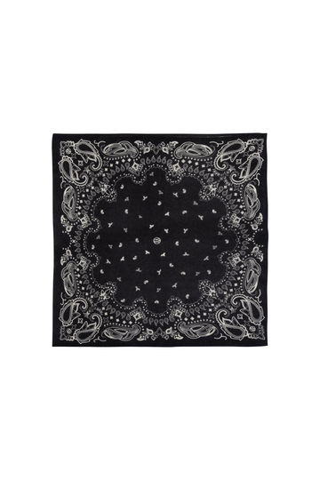 Paisley Scarf - Black & White