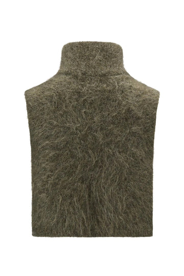 Belinda Chunky High Neck - Moss Green