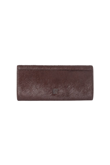 Cavalier Clutch - Dark Brown