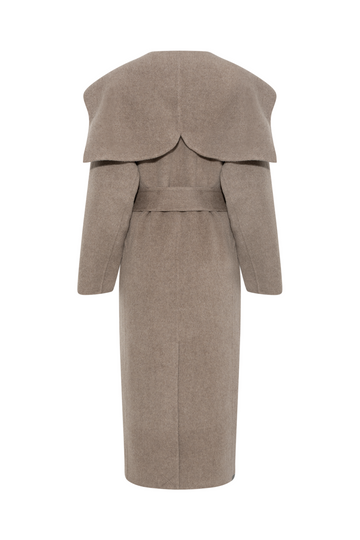 Rory Wool Coat - Dove Melange