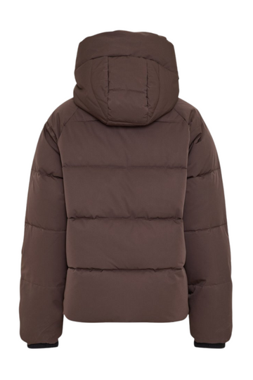 Pavine Down Short Jacket - Hot Fudge