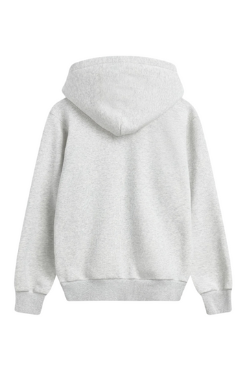 W. All-Star Zip Hoodie - Grey Melange W. Black