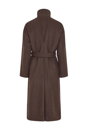 Keola Secilia Wool Coat - Hot Fudge