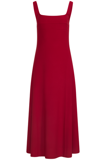 Marine Maxi Dress - Deep Red