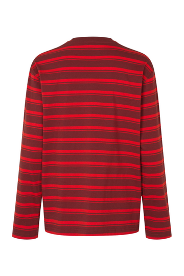 Enkulla Ls Stripe 5310 - Maroon Fiery Red Stripe