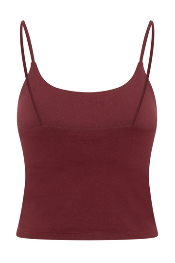 Shape Seamless Strap Singlet - Merlot