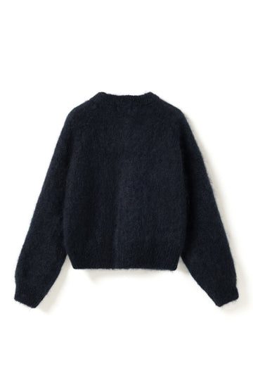 N-Latora Mohair Knit - Navy
