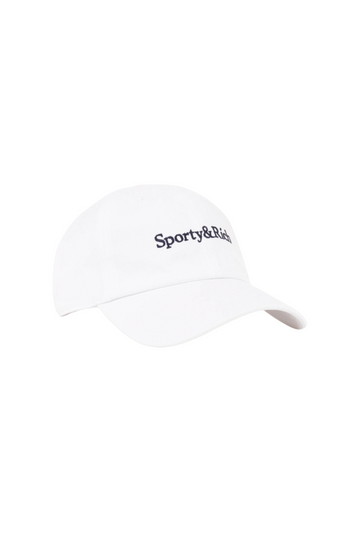 Serif Logo Hat - White