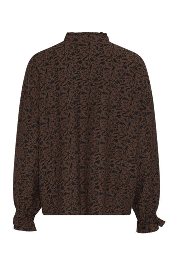 Michella Shirt Aop - Hot Fudge Flwr