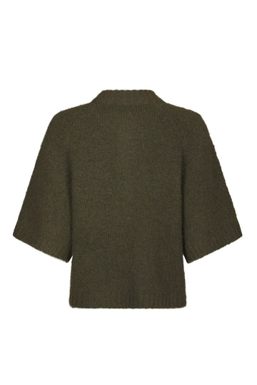 Benuta Fluffy Knit Cardigan - Army