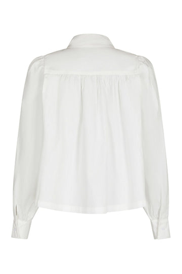 Melya Poplin Shirt - White