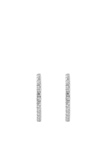 Eterno Hoops 15mm - Silver