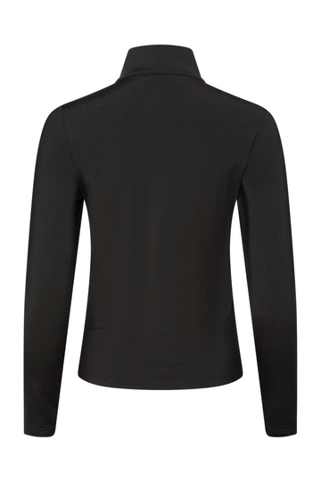 Bold Logo Alpine Quarter Zip - Black