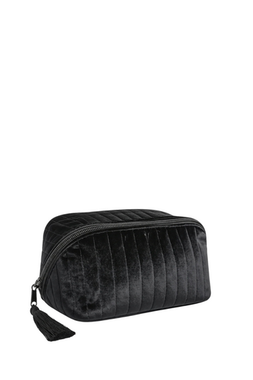 Day Soft Padded Velvet Clam - Obsidian