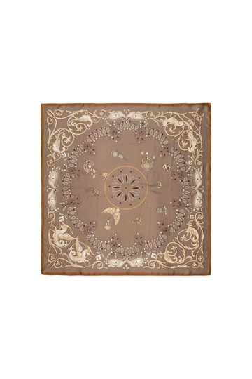 Lola Silk Scarf - Terracotta