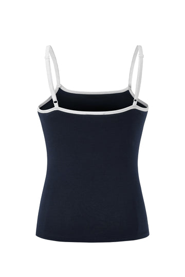 Two Tone Tank Top - Navy/White