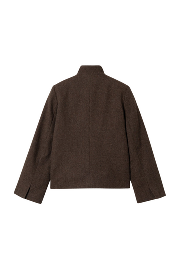 N-Monique Blazer - Dangela Brown Check