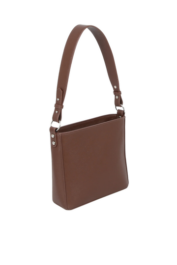Amble Saffiano - Dark Brown