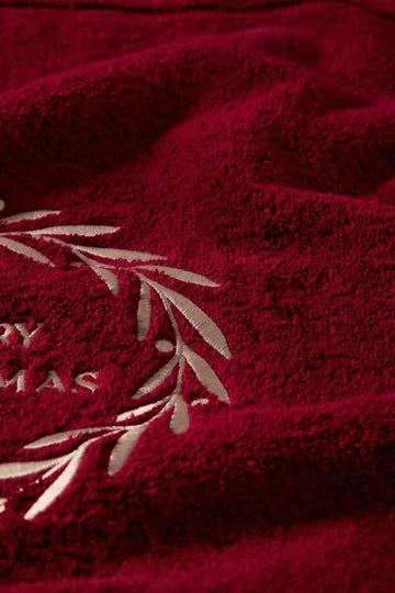 Original Towel Christmas Wreath 50x70 - Wine