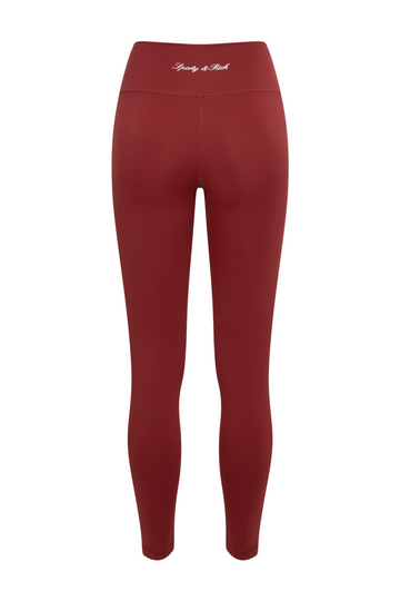 Bonnie Signature Logo Legging - Merlot