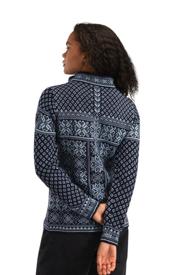 Peace Fem Sweater - Navy Iceblue