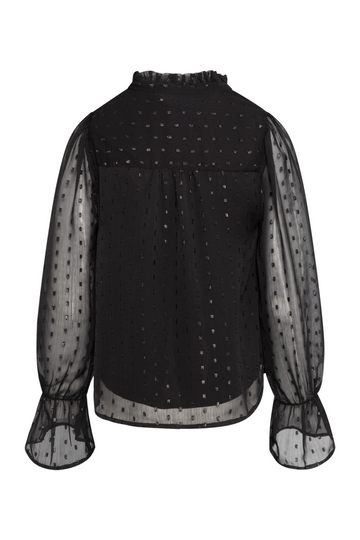 Amara Glitz Blouse - Black