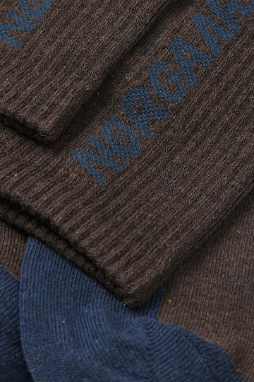 Logo Stepper Single Sock - Turkish Coffee