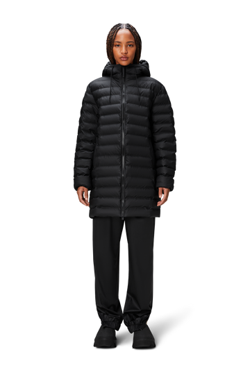 Lohja Long Puffer Jacket W3T3 - Black