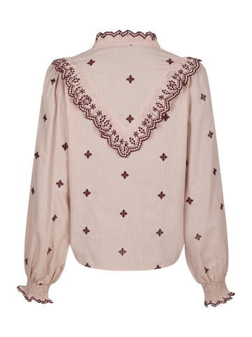Degas Blouse - Dusty Rose